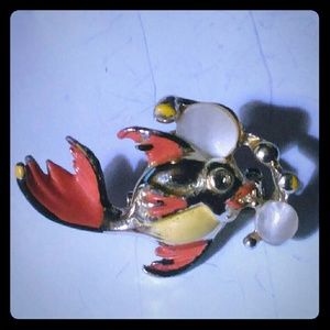 Fish brooch